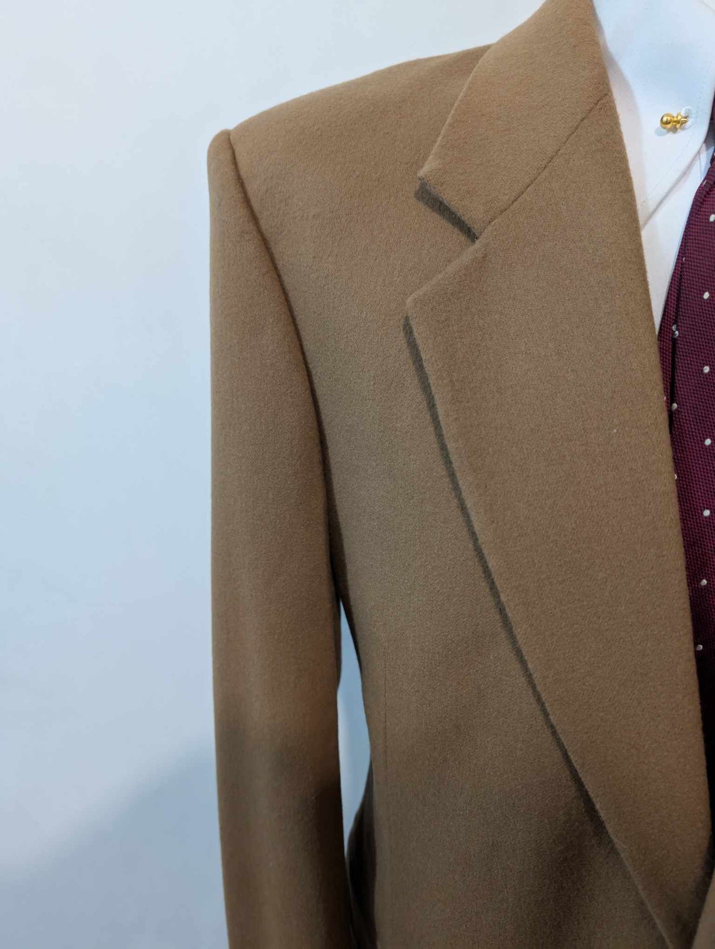 Magnifique veste camel en flanelle lourde