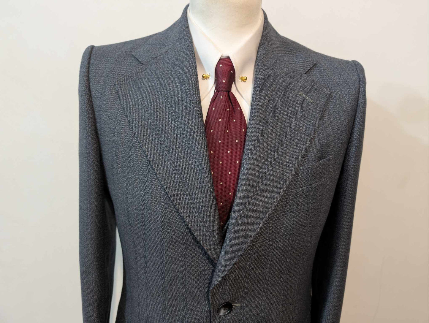 Incroyable costume 3 pièces gris en laine