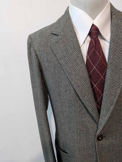 Süßer Hahnentritt-Overall aus schwerer Flanell