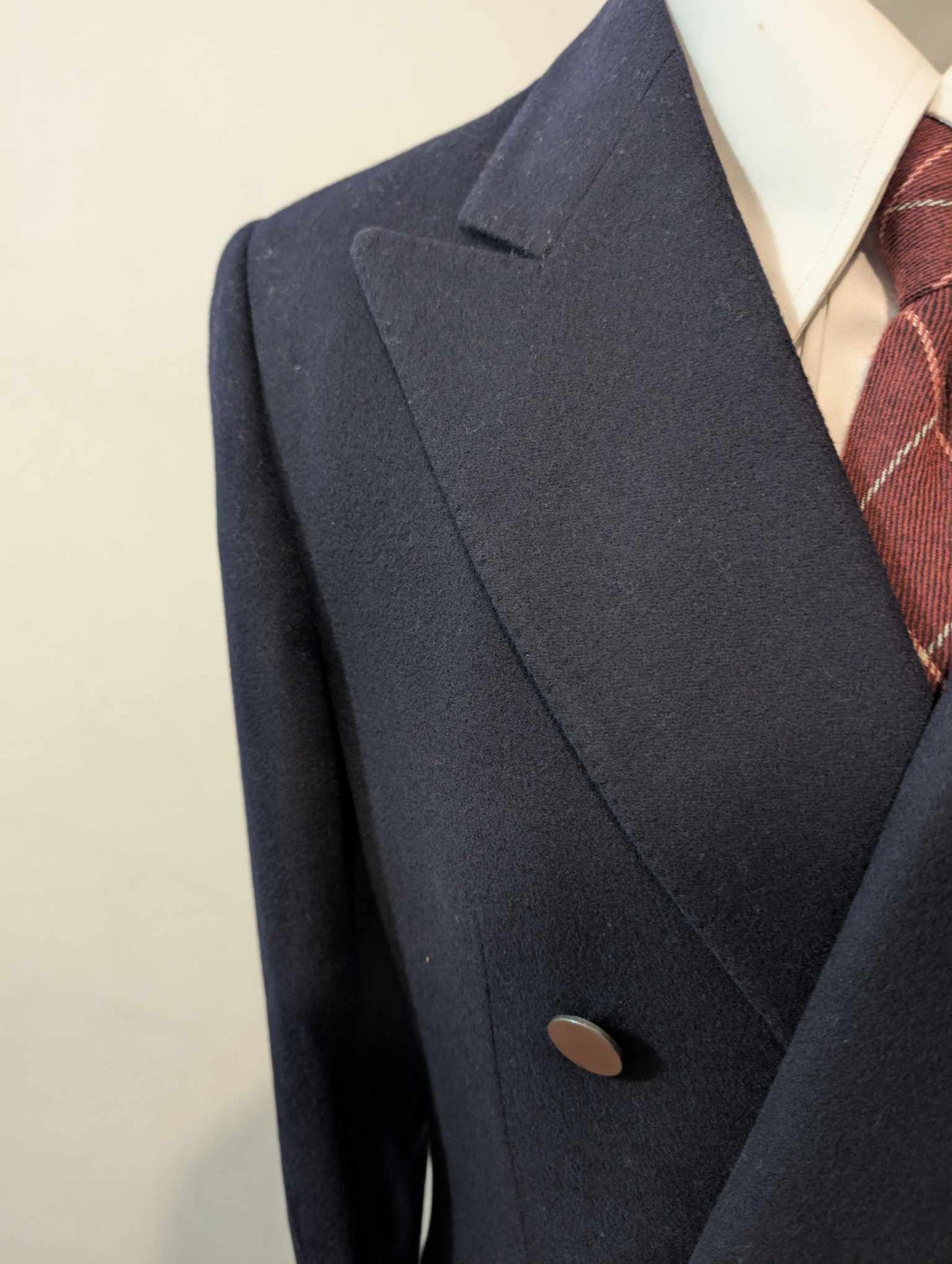 Magnifique veste croisée en flanelle lourde