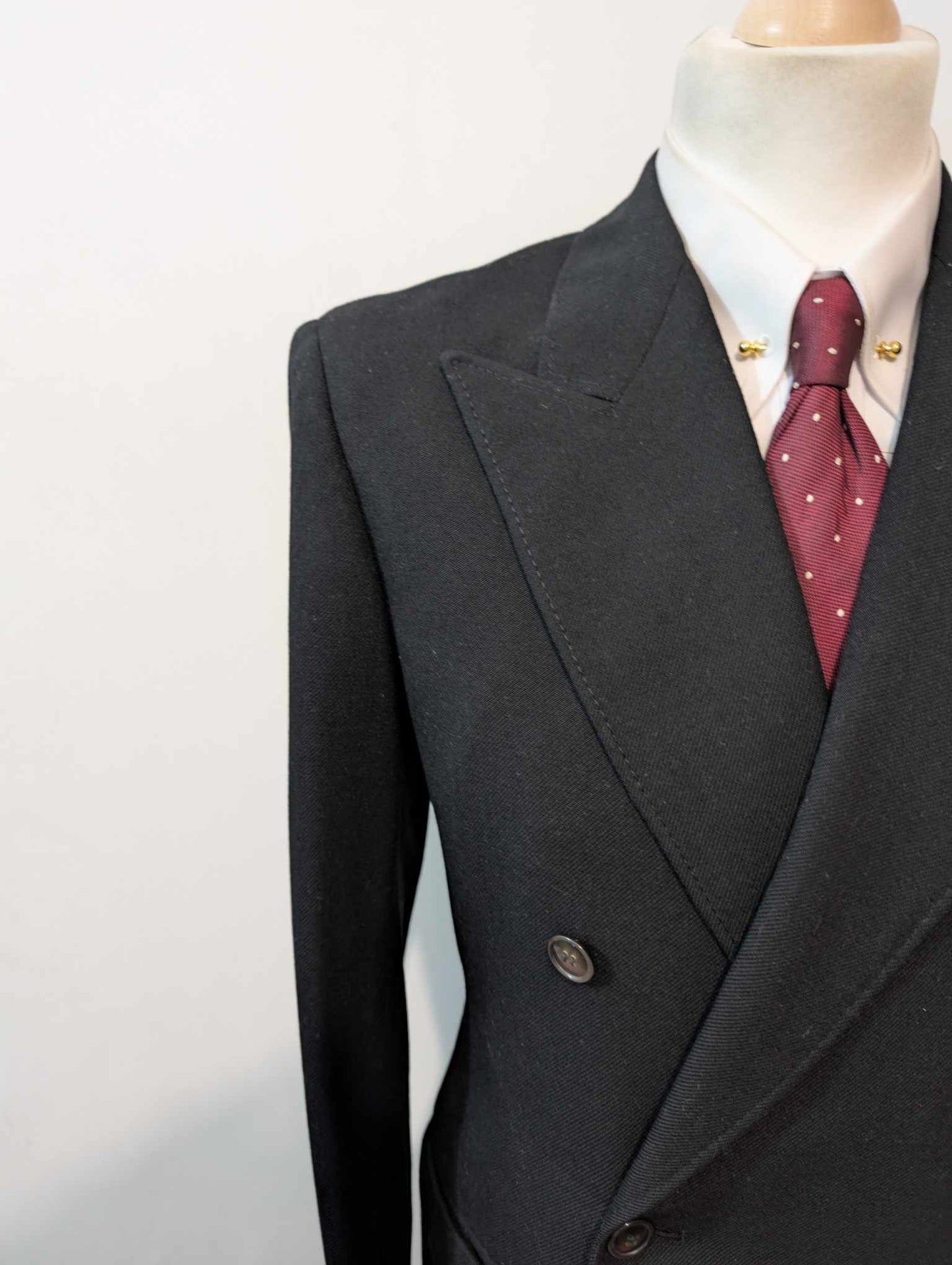 Majestueuse veste croisé en laine