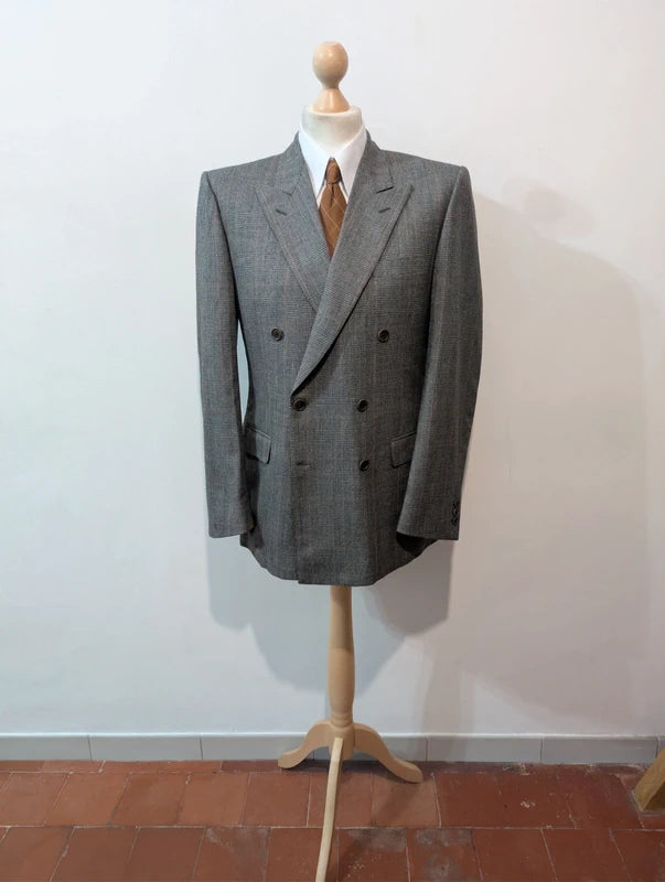 Magnifique costume croisé en flanelle