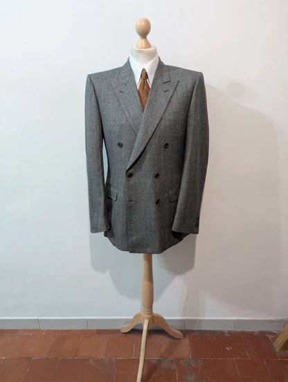 Magnifique costume croisé en flanelle