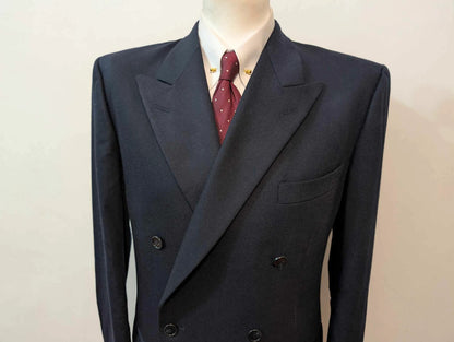 Phénomenal costume croisé bleu marine