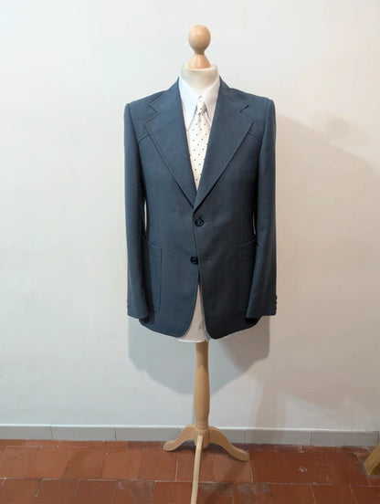 Prächtiger marineblauer Flanellanzug