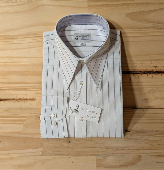 Chemise à rayures tennis noire