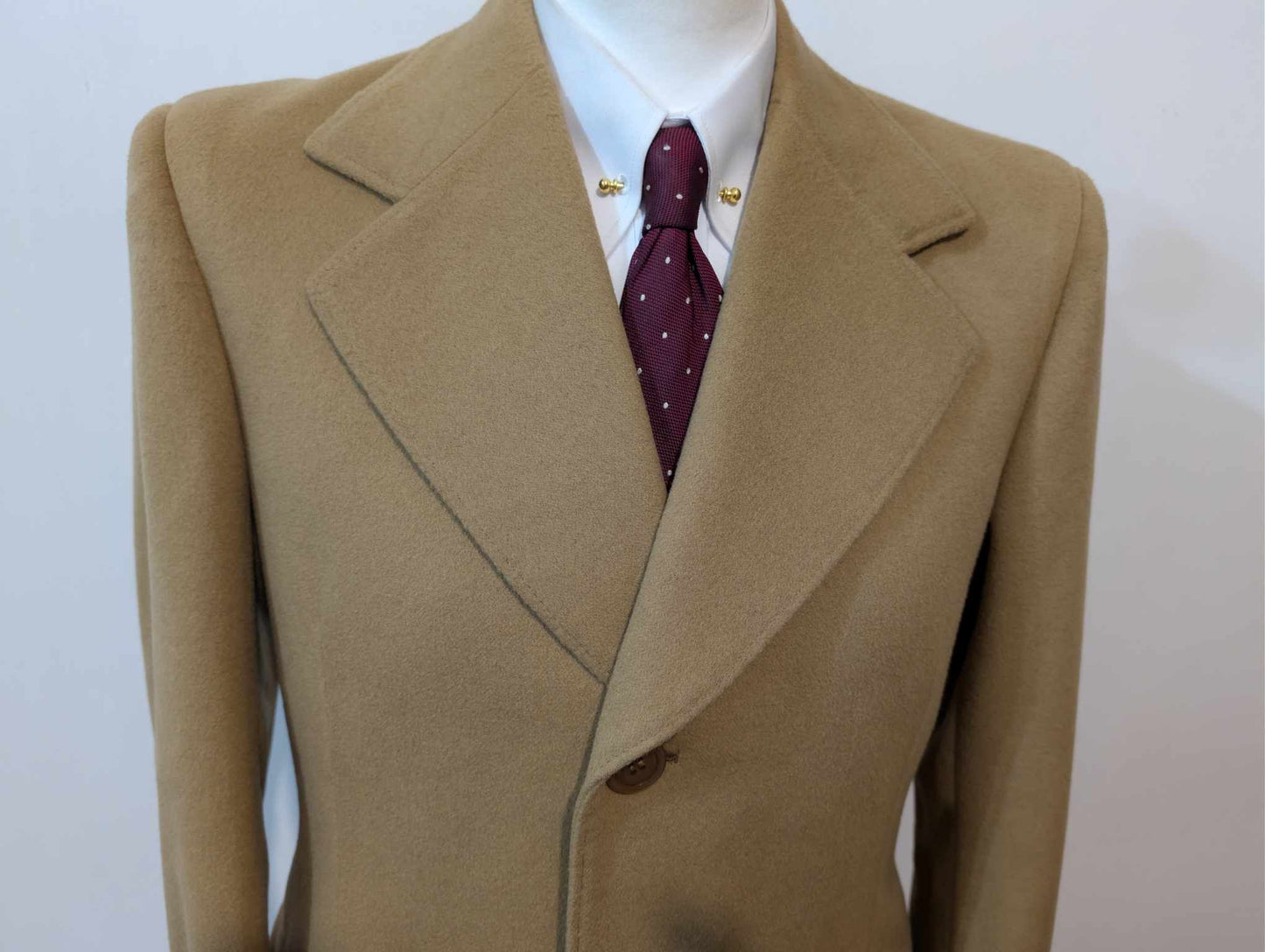 Miraculeux manteau camel en laine