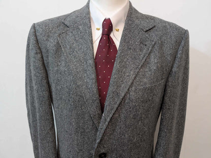 Rarissime costume gris en tweed