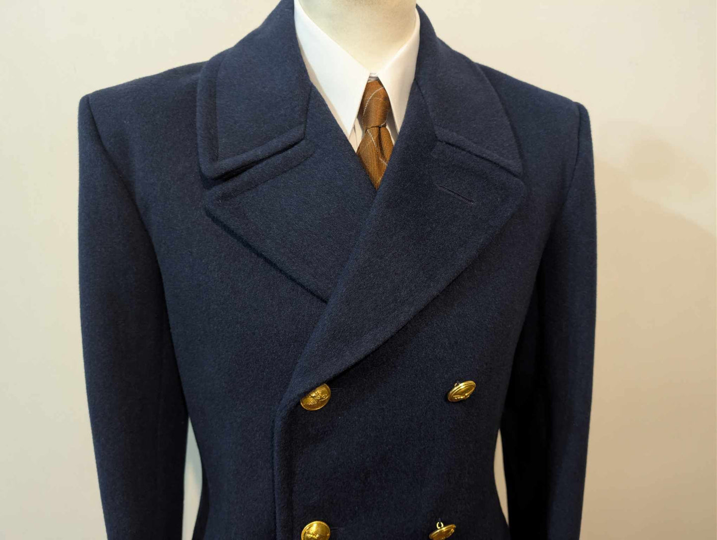 Extraordinaire manteau caban en laine