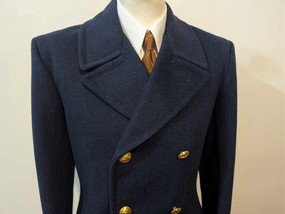 Extraordinaire manteau caban en laine