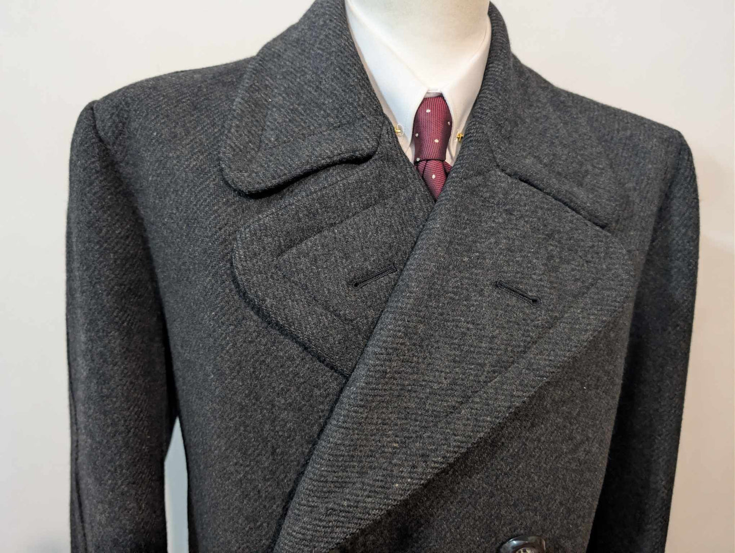 Incroyable manteau polo coat en tweed