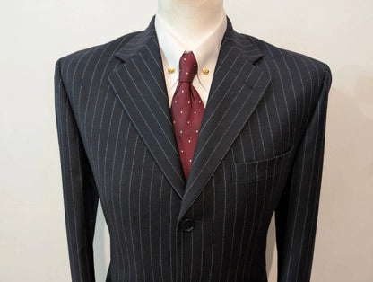 Merveilleux costume chalkstripe en flanelle
