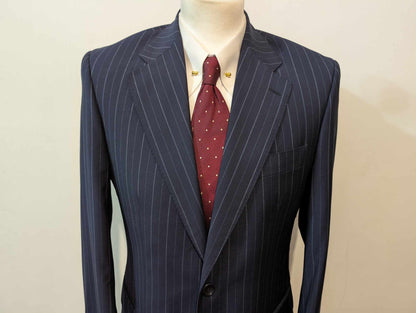 Suprême costume pinstripe en laine