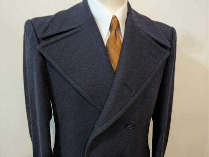 Exceptionnel manteau polo coat en laine