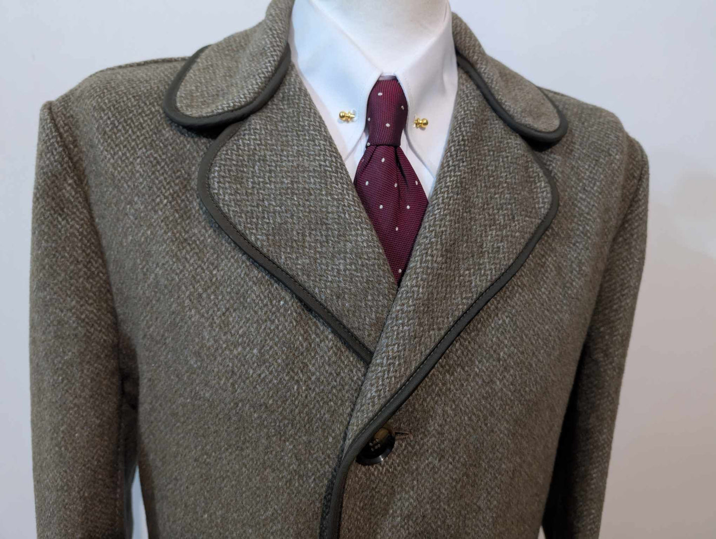 Mignon manteau anglais en tweed