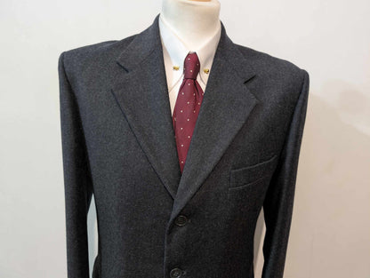 Adorable costume gris en flanelle lourde