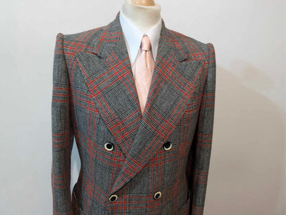 Legendäre zweireihige Jacke aus schwerem Flanell
