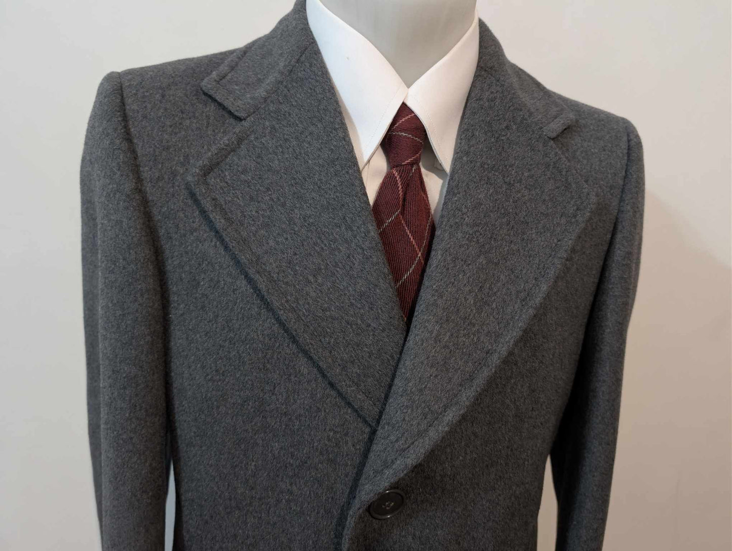 Génial manteau gris en laine