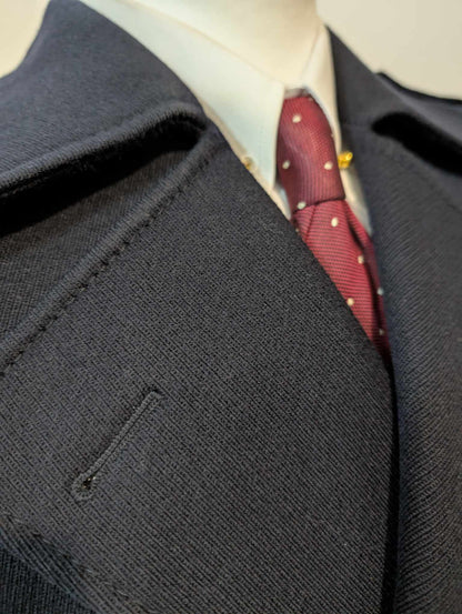 Magnifique trench coat bleu marine en laine