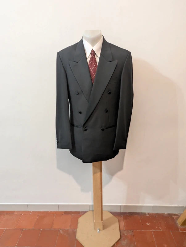 Prächtiger zweireihiger Woll-Smoking