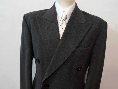 Beeindruckender englischer zweireihiger Mantel