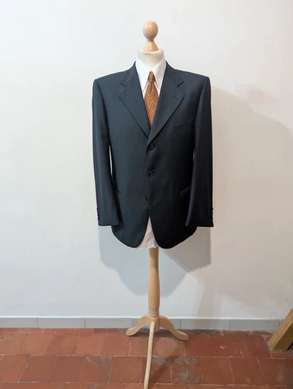 Classique costume bleu marine en laine