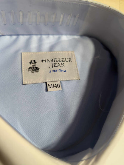 Double-twisted French collar shirt