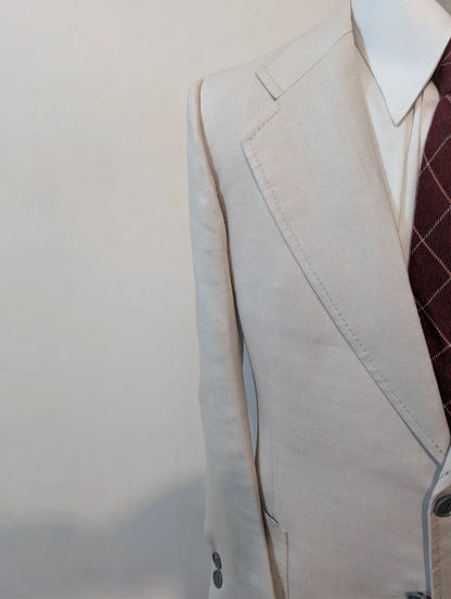 Bright linen jacket