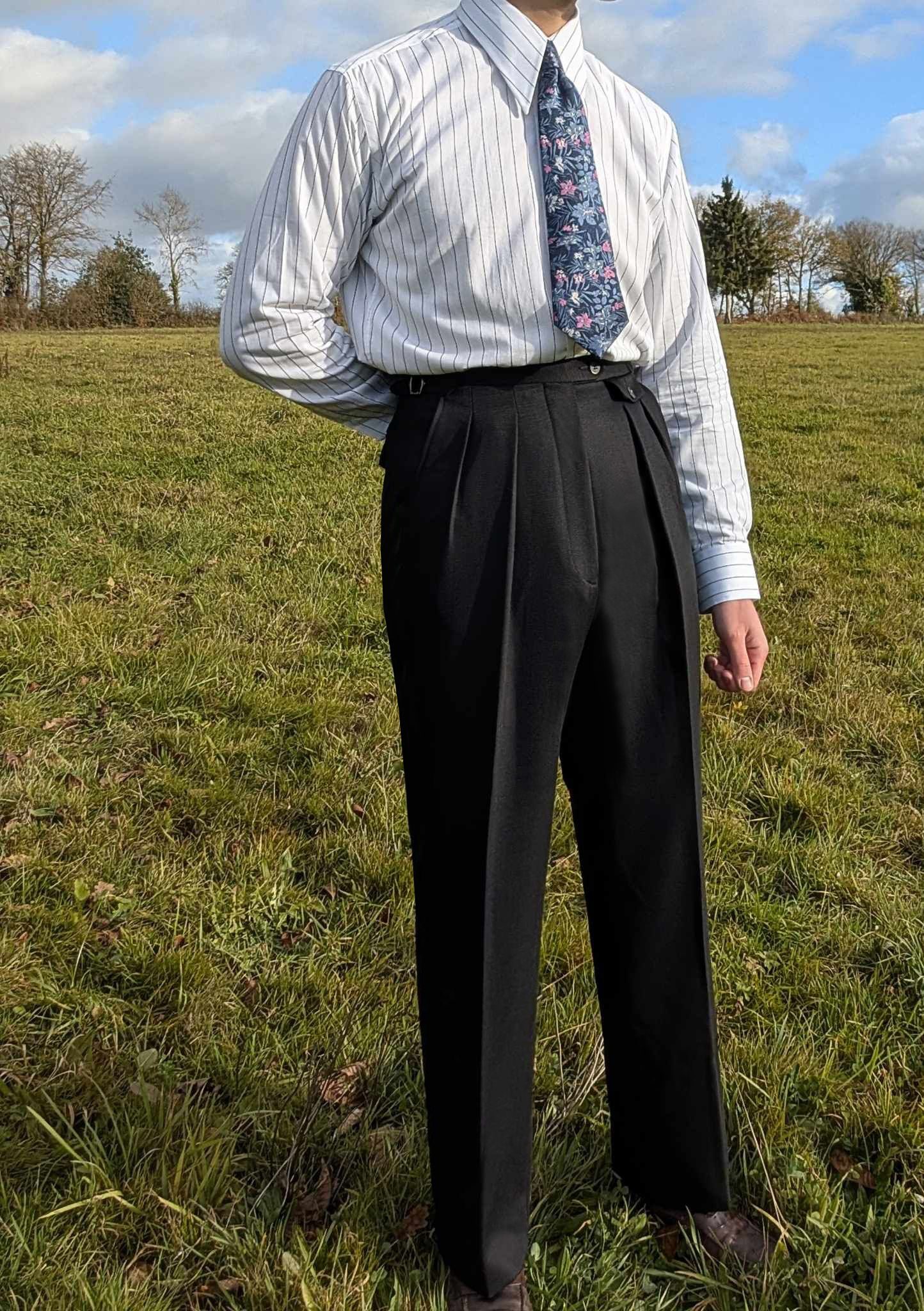 Pantalon en Whipcord