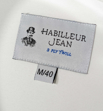 [Limited Edition] Pointed collar in 3-twisted twill