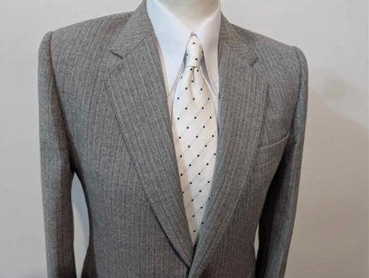 Magnifique costumes pinstripe en flanelle lourdes