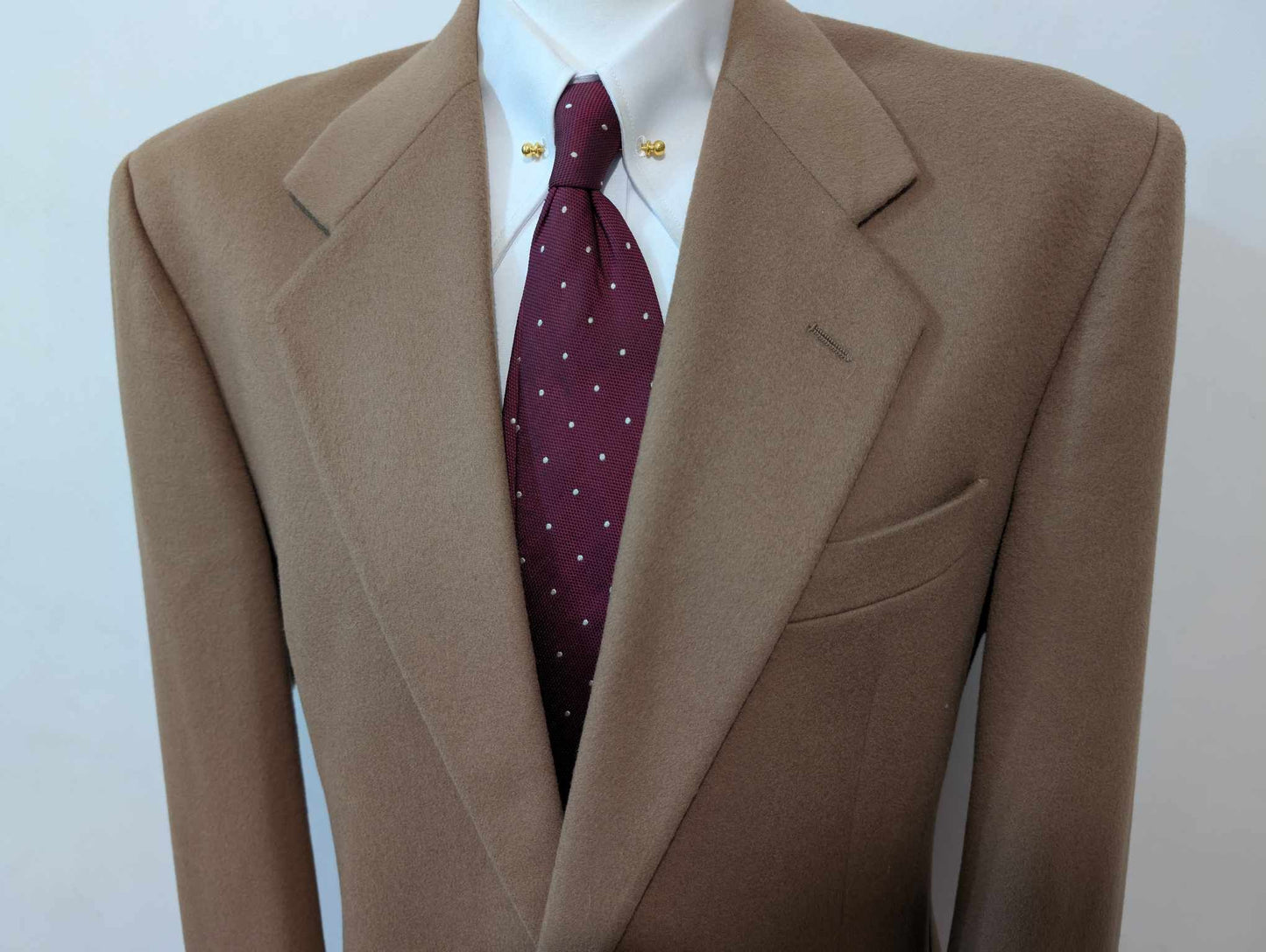 Fantastique veste marron en laine et cachemire
