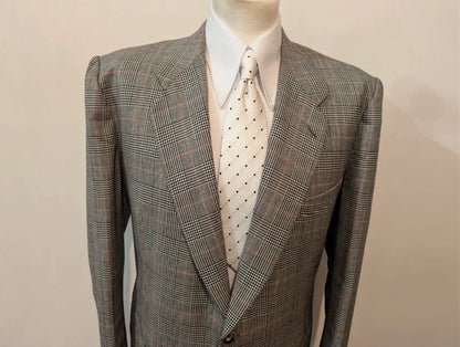 Géant costume gris en prince de Galles