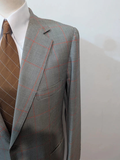 Äußerst seltener, maßgeschneiderter Wollanzug mit Karomuster