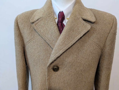 Doux manteau camel en laine