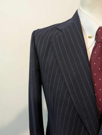 Fantastique costume pinstripe en flanelle lourde