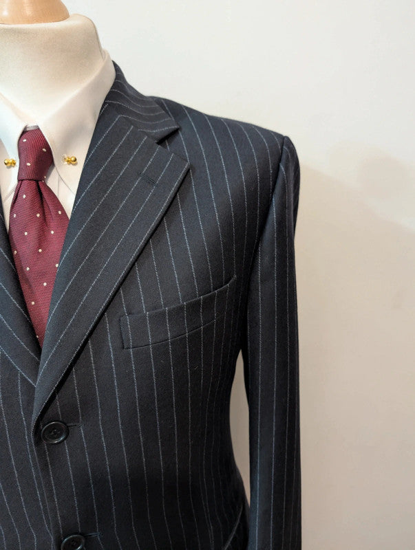 Merveilleux costume chalkstripe en flanelle