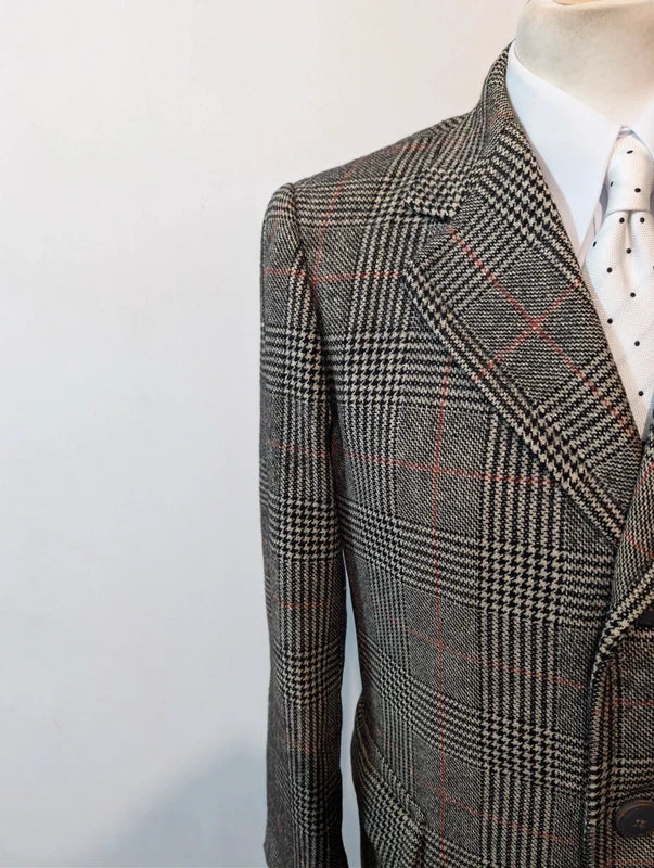 Fabuleux manteau polo coat en tweed
