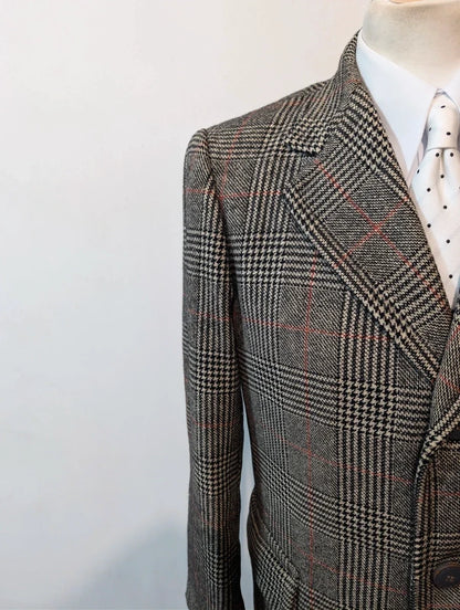 Fabuleux manteau polo coat en tweed