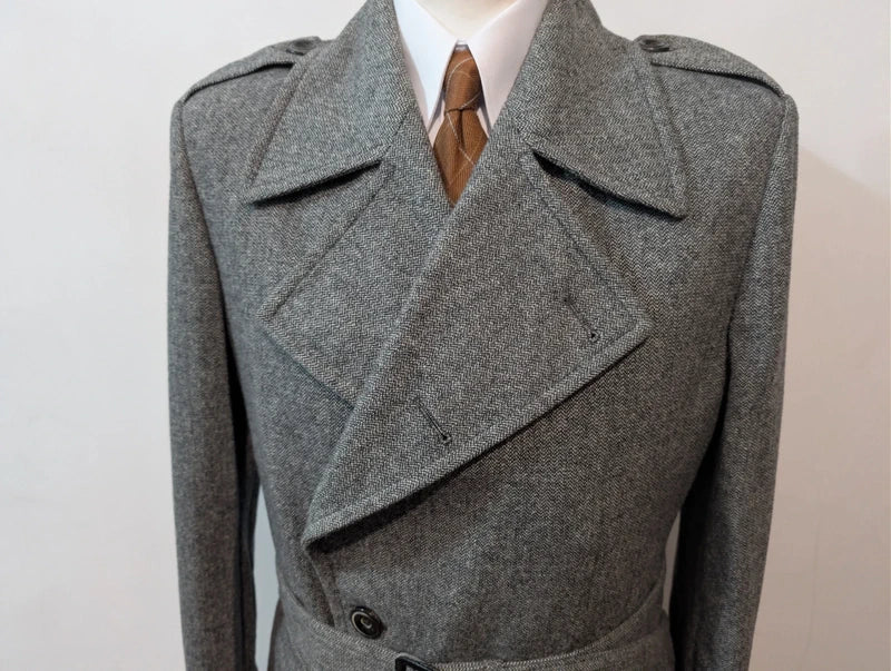 Niedlicher Tweed-Polomantel