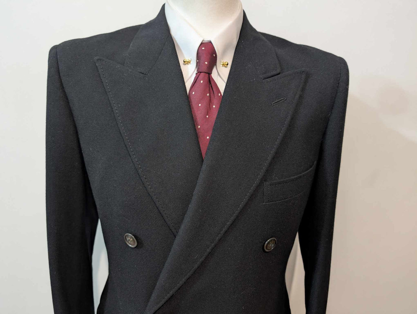 Majestueuse veste croisé en laine