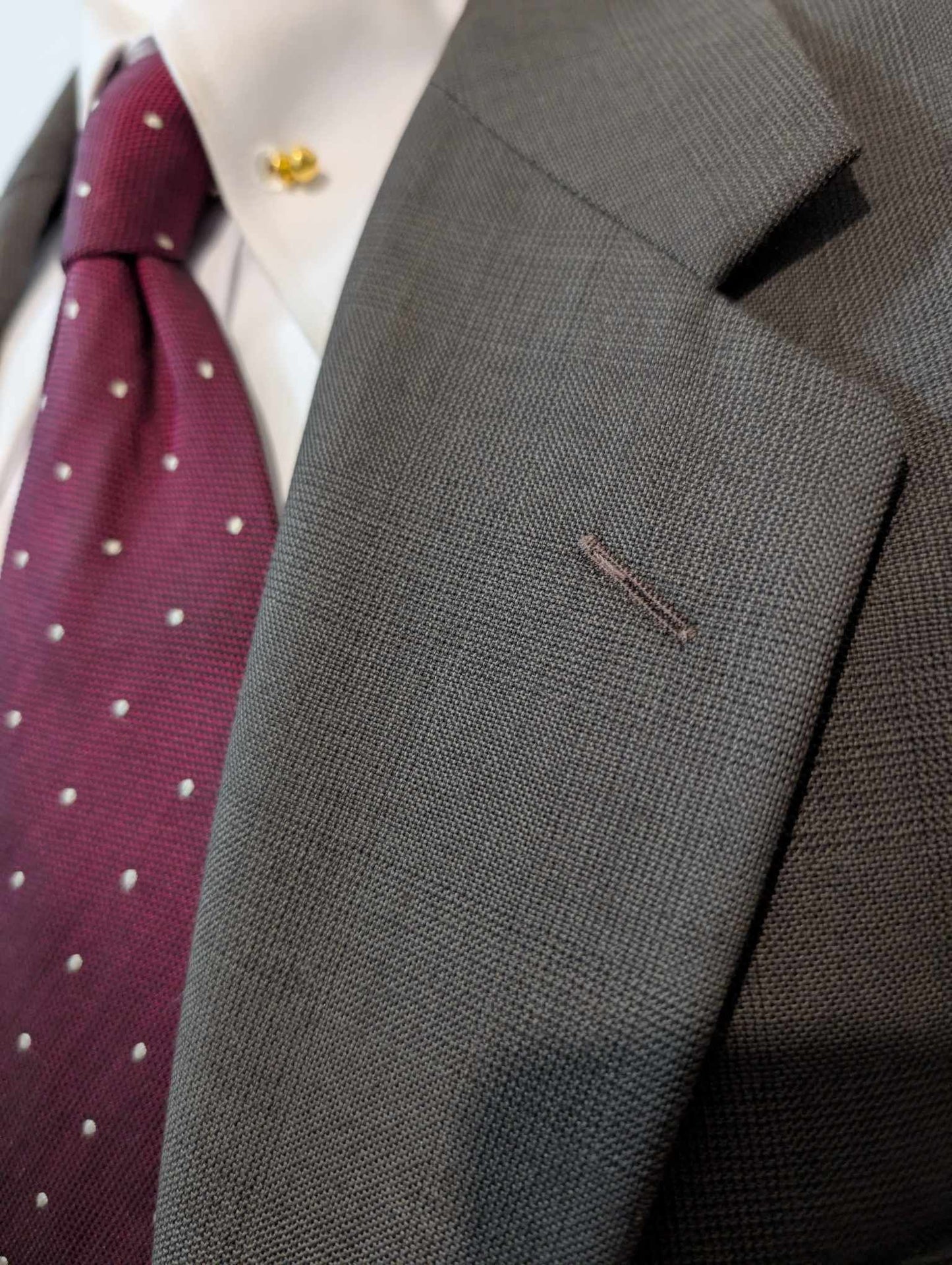 Sympathique costume  gris en laine