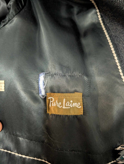 Magnifique manteau croisé en tweed