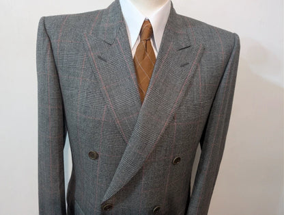 Magnifique costume croisé en flanelle