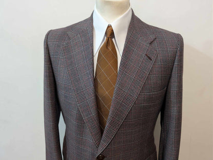 Fabuleux costume à carreaux en laine