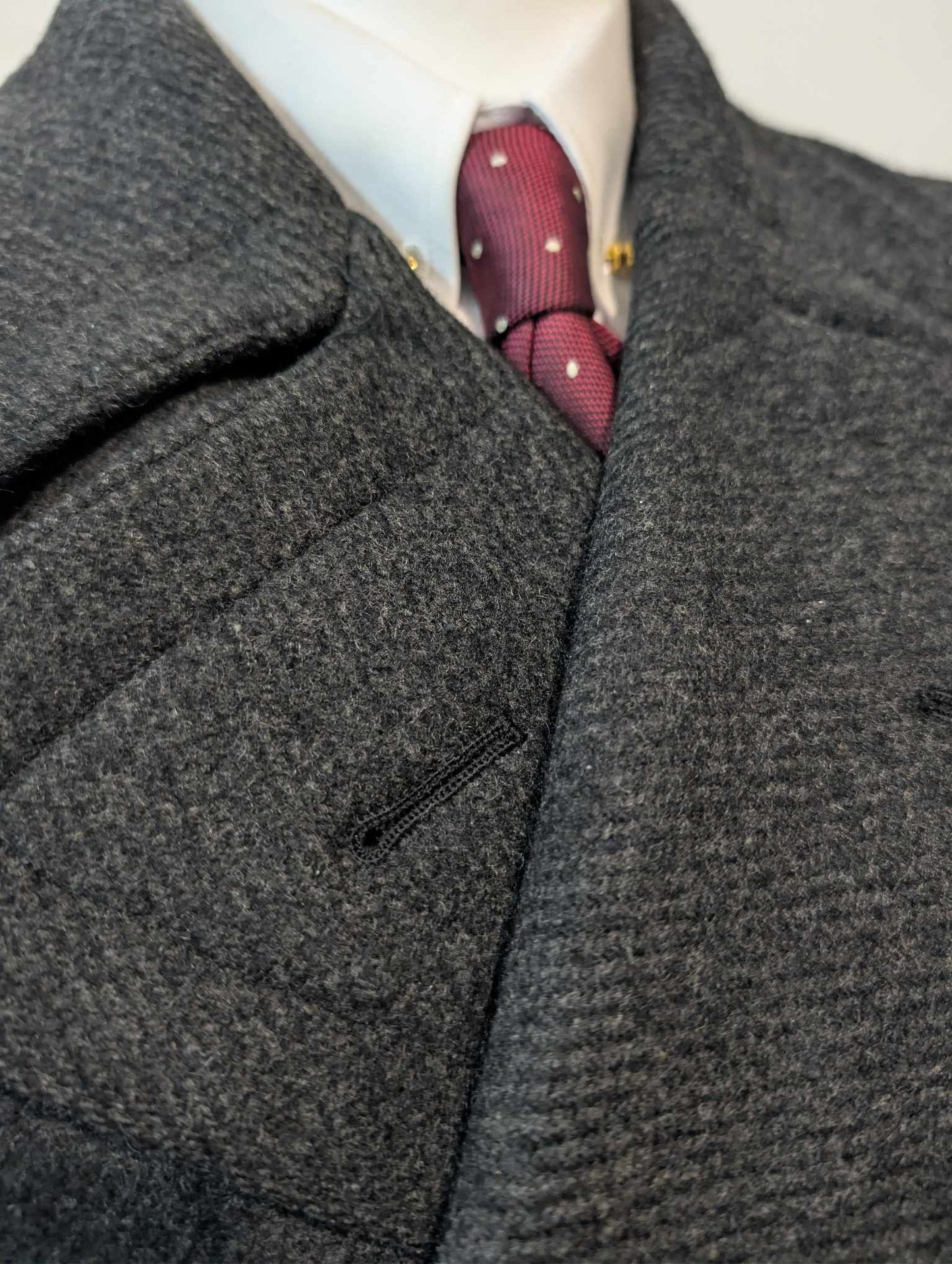 Incroyable manteau polo coat en tweed