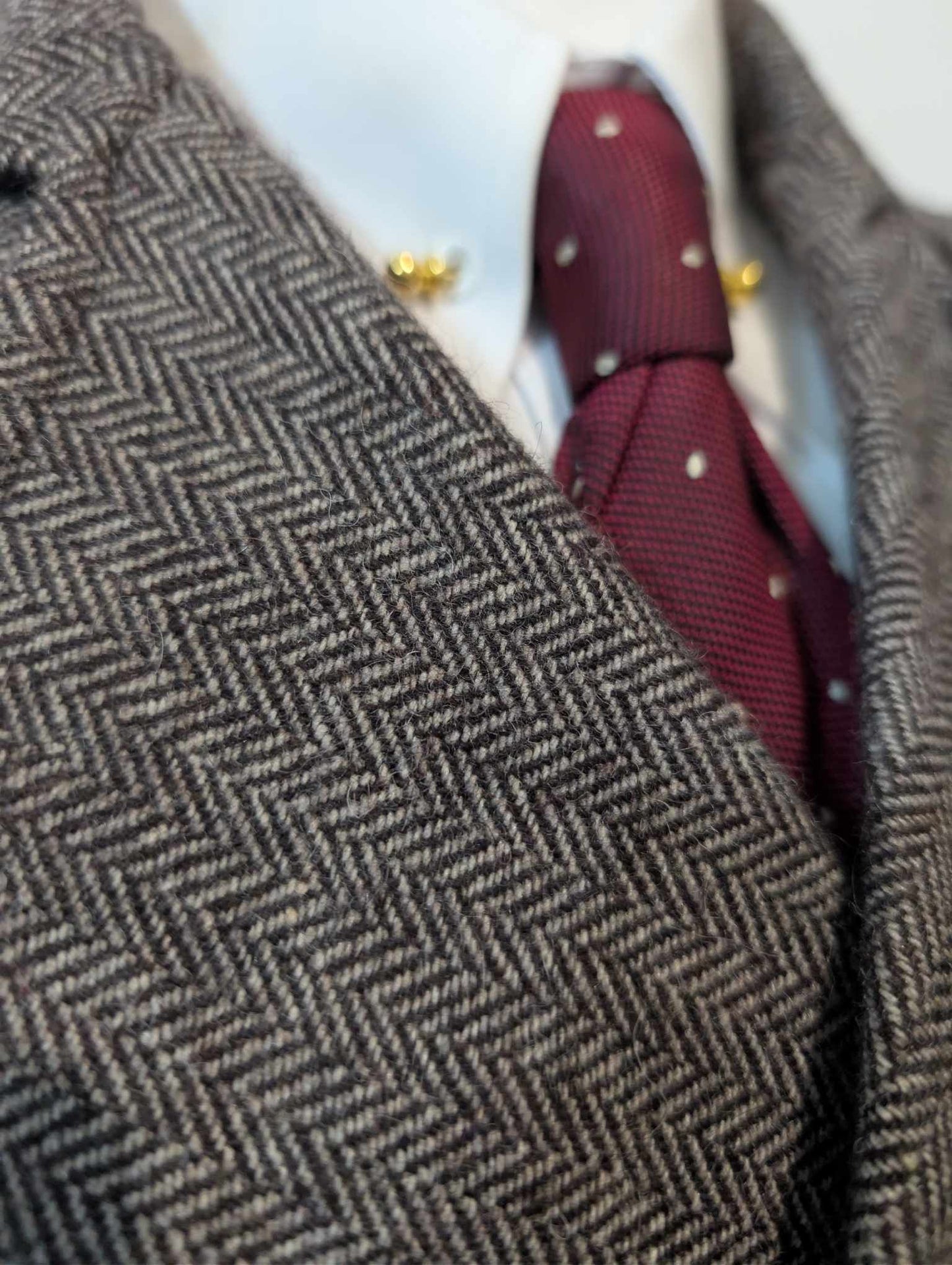 Magnifique trench en tweed