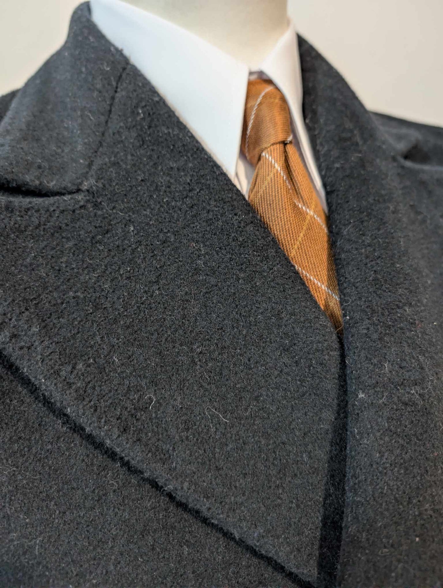 Magnifique manteau croisé bleu marine