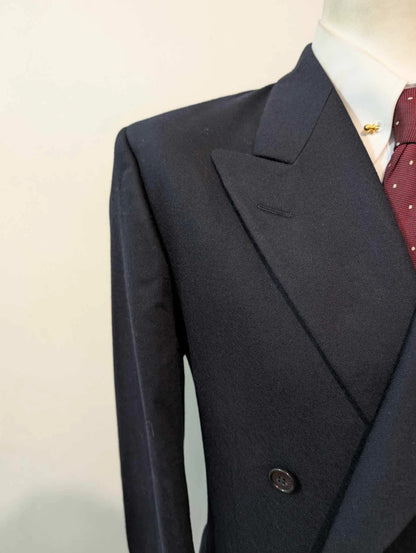 Phénomenal costume croisé bleu marine
