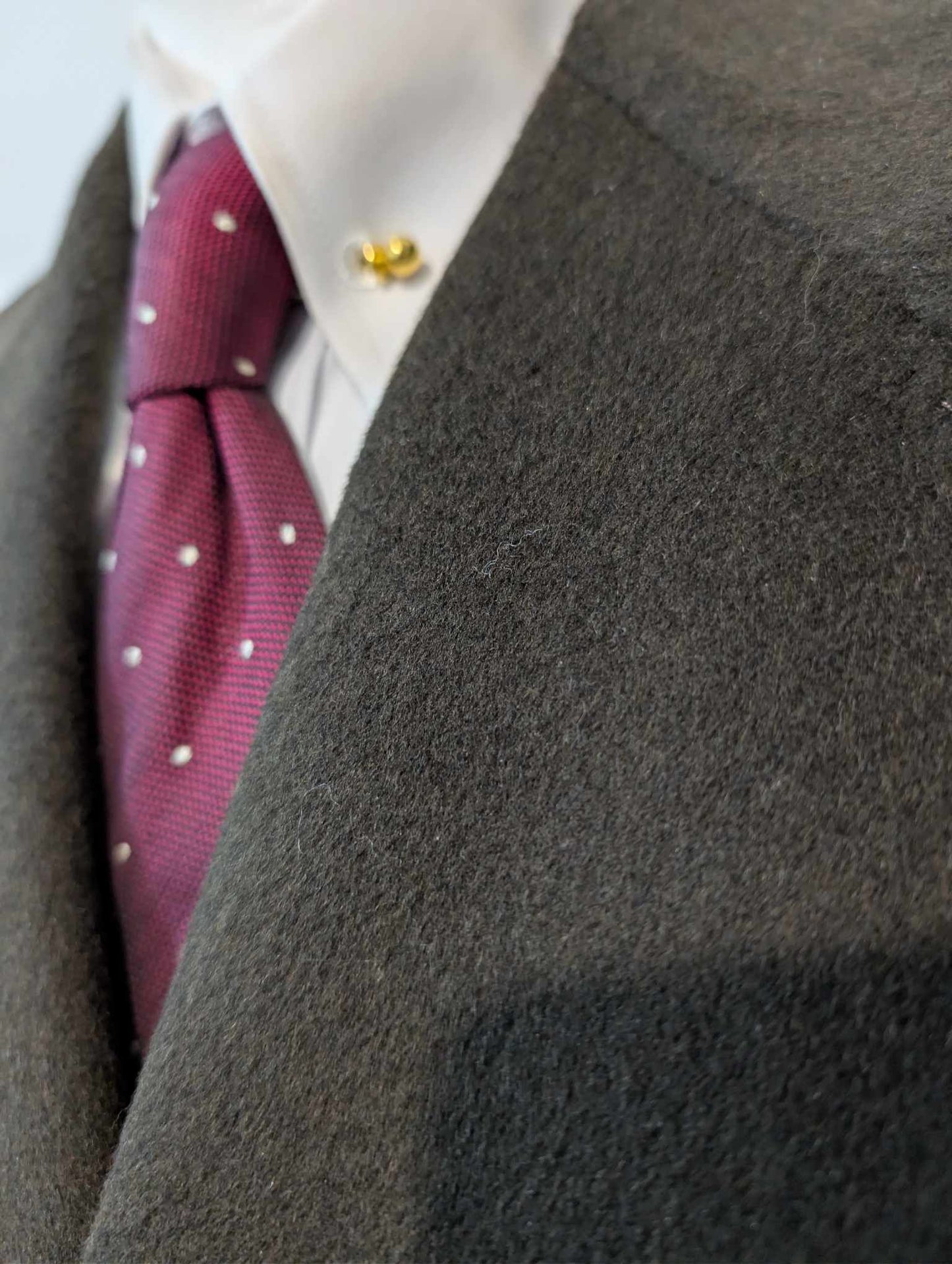 Magnifique manteau marron en laine